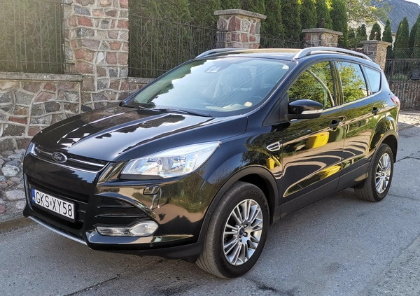 Ford Kuga cena 48400 przebieg: 134000, rok produkcji 2014 z Skarszewy małe 497